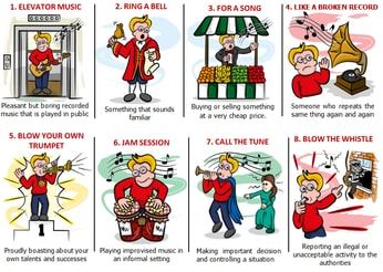 English music idioms