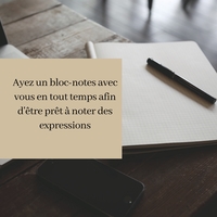 prêt à noter des expressions