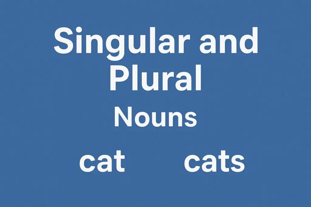 Singular and Plural