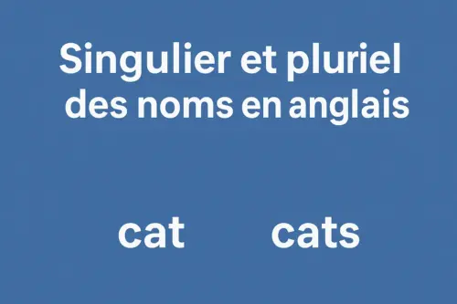 Singulier et pluriel des noms