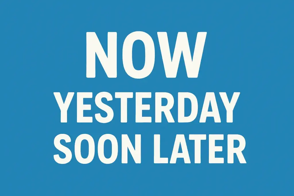 Los adverbios de tiempo en inglés