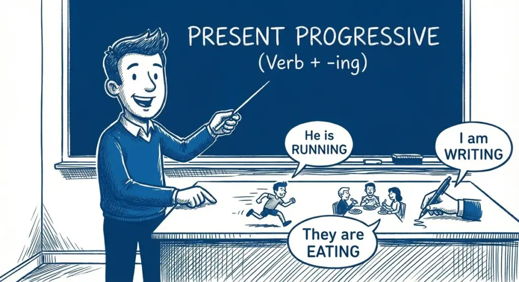 Das Present Continuous