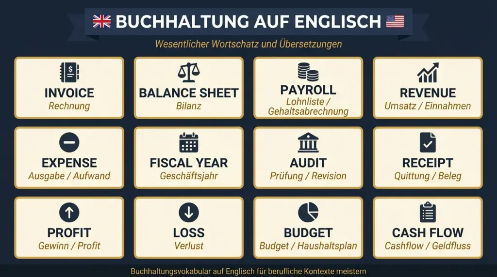 buchhaltung englisch vokabular