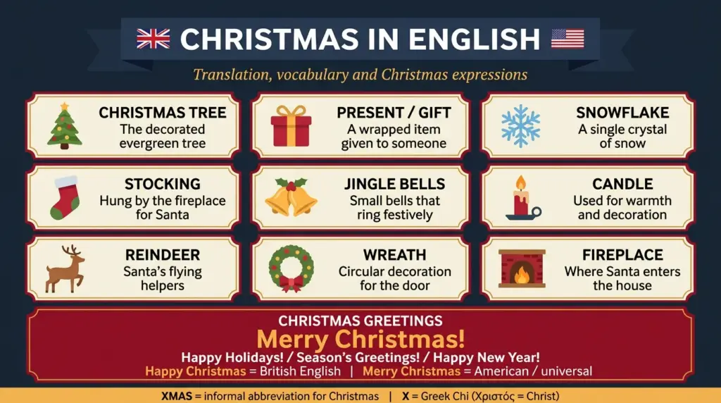 christmas english-vocabulary