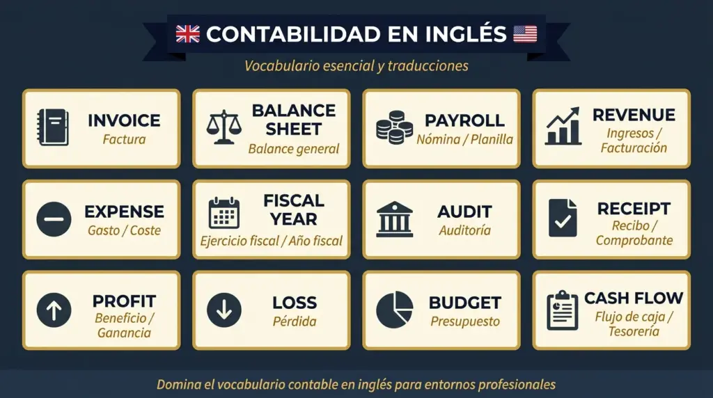contabilidad ingles vocabulario