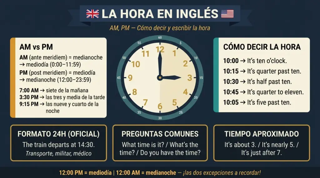 hora ingles