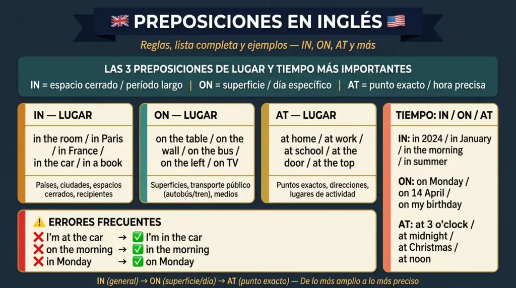 preposiciones ingles