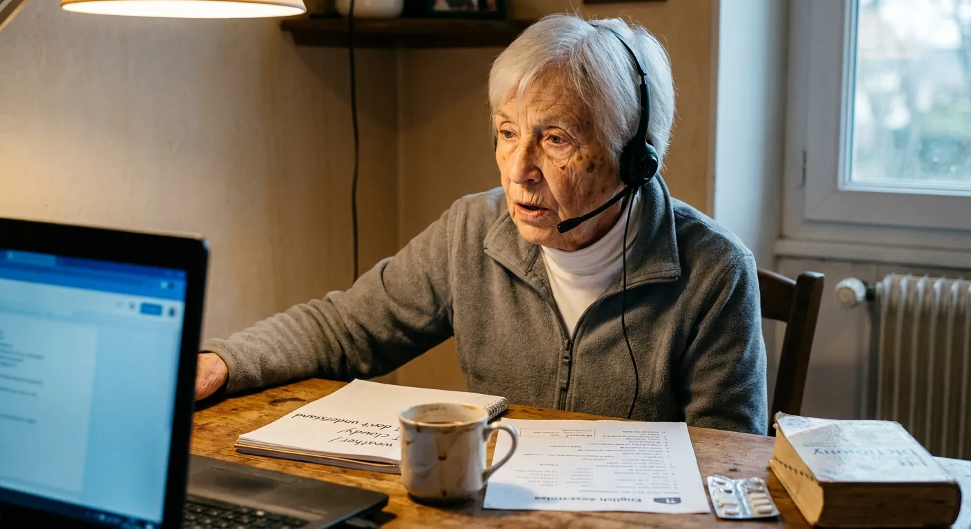 English lessons for seniors with a native teacher Break Into English