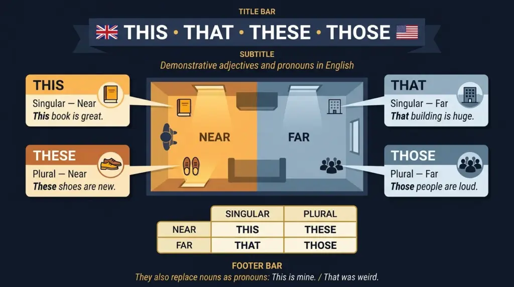 this that these those