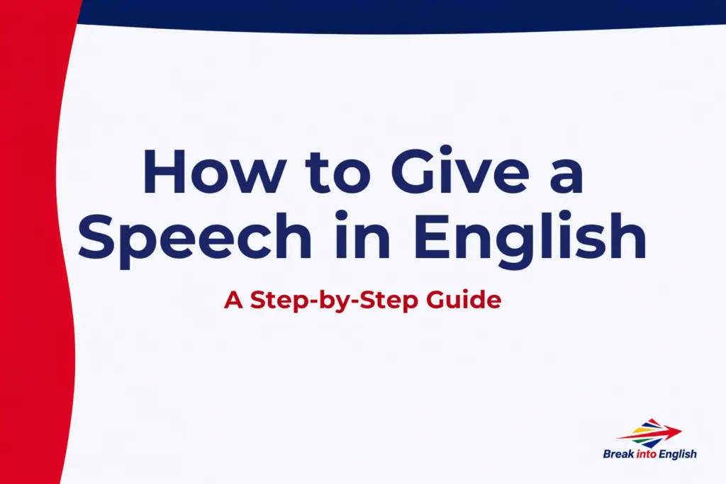 Give a Speech in English
