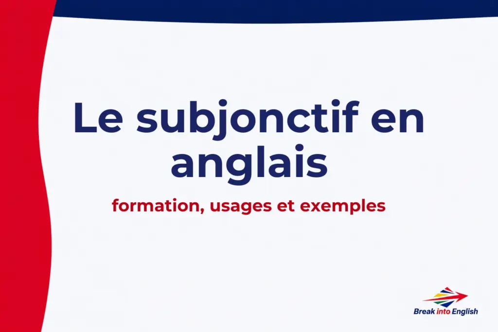 subjonctif en anglais
