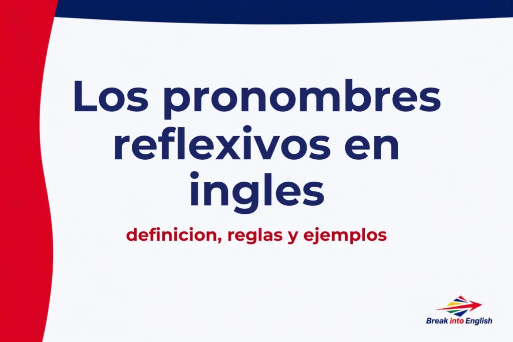 Los pronombres reflexivos en inglés