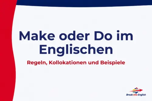 Make oder Do im Englischen