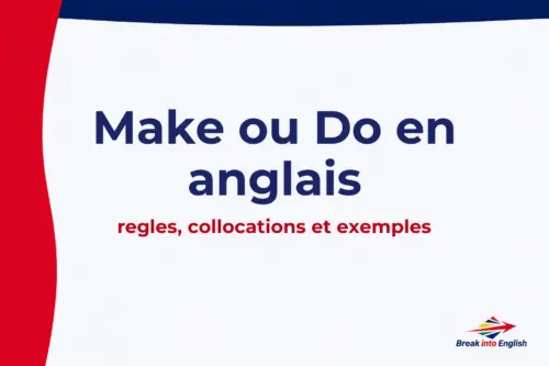 Make ou Do en anglais