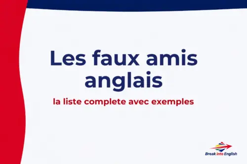faux amis en anglais